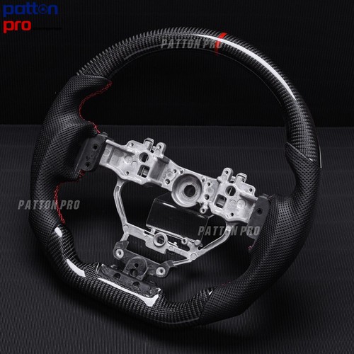 Real carbon fiber W/heated Sport Steering Wheel 2013-19 IS 250 350 RX350 GS NX - Picture 2 of 12