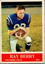 1964 Philadelphia Gum RAYMOND BERRY Baltimore Colts #1 VG/EX+ Condition