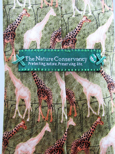 Corbata de seda para hombre Nature Conservancy - Imagen 4 de 4
