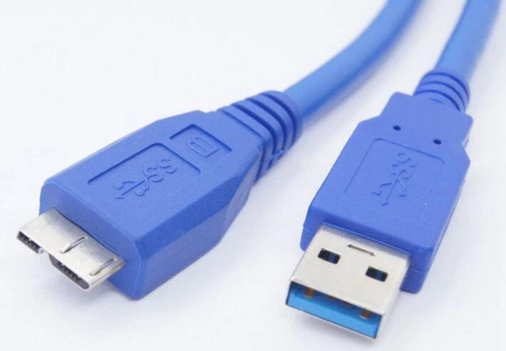 3Ft (1 m) USB 3.0 Super Speed 5Gbps Type A Male to Micro B Male Cable Cord blue - Image 4 of 4