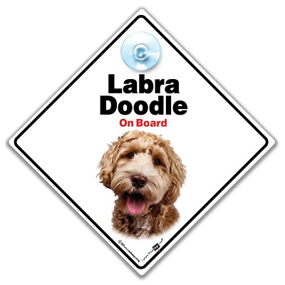 Labradoodle Bordschild, Labradoodle Autoschild, Labradoodle Hundeschild