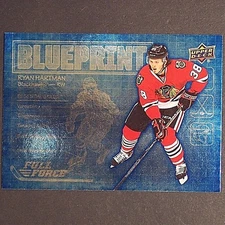RYAN HARTMAN  Rookie 2015/16 UD Full Force Blueprint #BPRH Nashville Predator RC