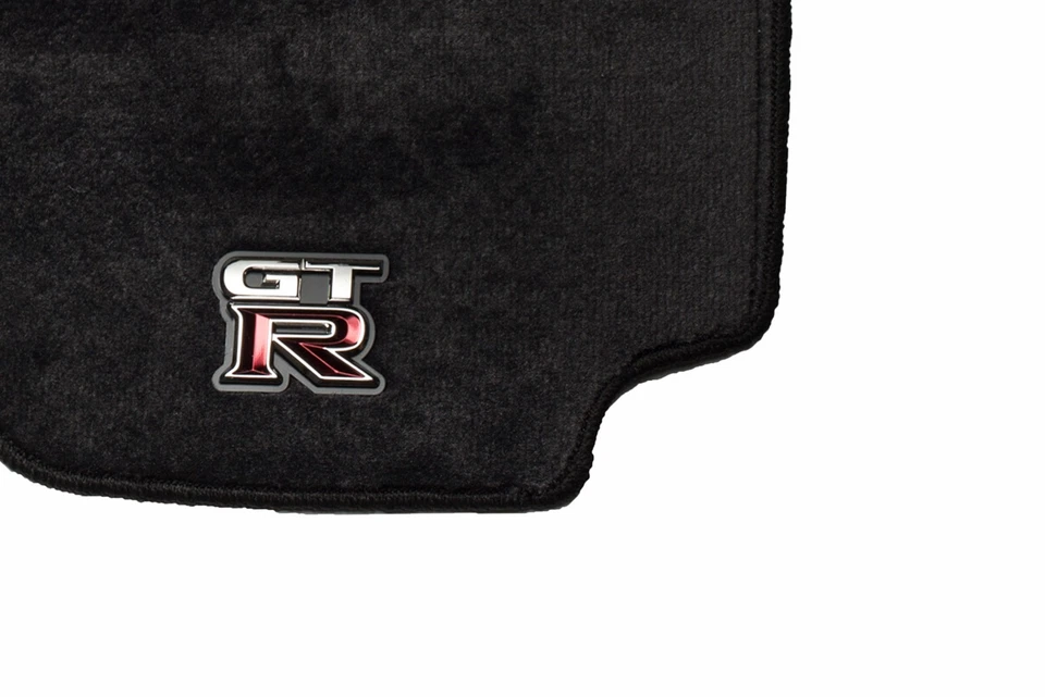 Juego de 4 alfombrillas alfombrillas negras Nissan GT-R GTR 2009-2021 ORIGINALES OEM NUEVAS Foto 2 de 4