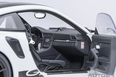 1/18 Porsche 911 991.2 GT3 RS Weissach Pkg White 2019 Model Car by