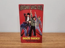 Detroit Rock City (VHS, 2000) Disco Sucks! Vtg Former Rental ~ Red Cover Edition