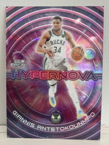 Giannis Antetokounmpo 2025-26 Topps Cosmic Chrome Hypernova HN-3 Bucks SP