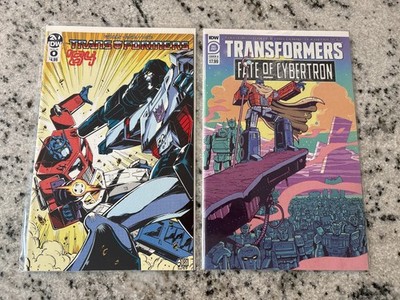 Lot Of 2 Transformers IDW Comic Books # 1 NM Fate Of Cybertron + 84' 15 J435