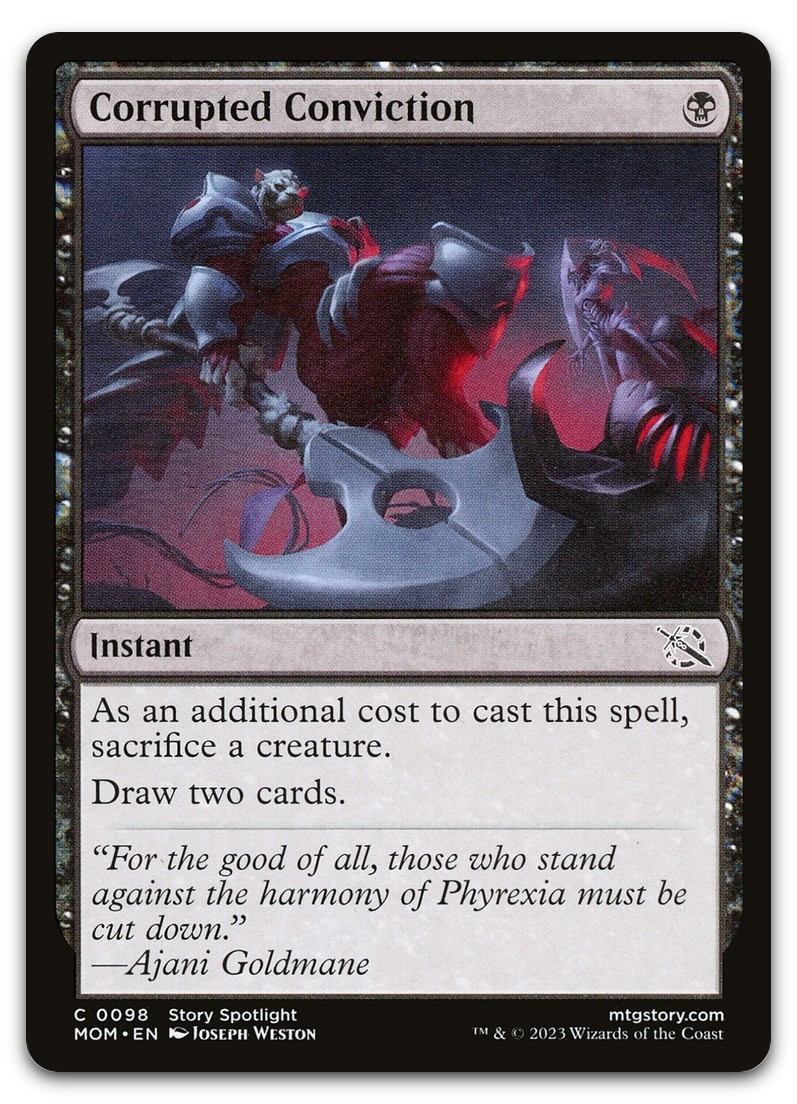 Corrupted Conviction #98 (NM) March of the Machine MOM Magic MTG
