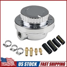 Universal 1-6 Psi Adjustable Fuel Pressure Regulator Kit For Carburetor Engine