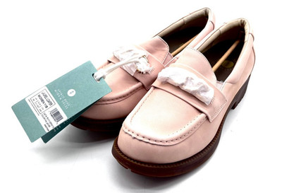 Waco Shoe Company Laurel Women's Pink Leather Slip On Loafers Size 13