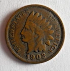 1902 UNITED STATES PENNY - INDIAN HEAD - Great Coin - Lot #A11