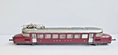 MARKLIN HO 33865. Tren eléctrico RBe 2/4 Railcar  Red Arrow . Como nuevo.