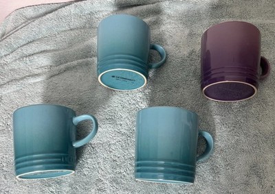 Le Creuset Stoneware Mugs 350 ml 12 oz Mug Set of 4 Ocean Ultra Violet