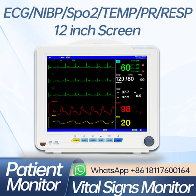 12-inch color screen multi-parameter patient monitor