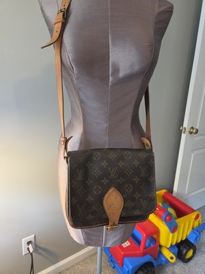 LOUIS VUITTON Crossbody Shoulder Bags Monogram Cartouchiere Authentic W/code