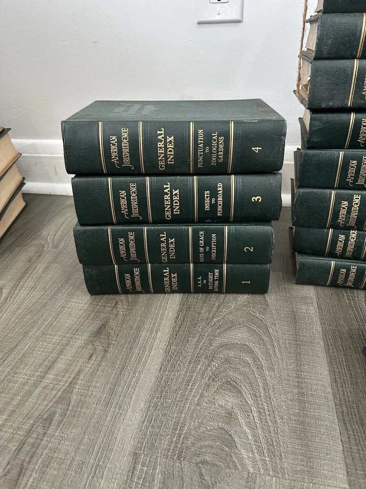 American Jurisprudence 2d 46 Volumes + 4 General Indexes + Quick Index - Image 2 of 4