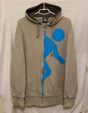 2011 Think Geek Portal 2 Promo Test Candidate Zip Hoodie Size L