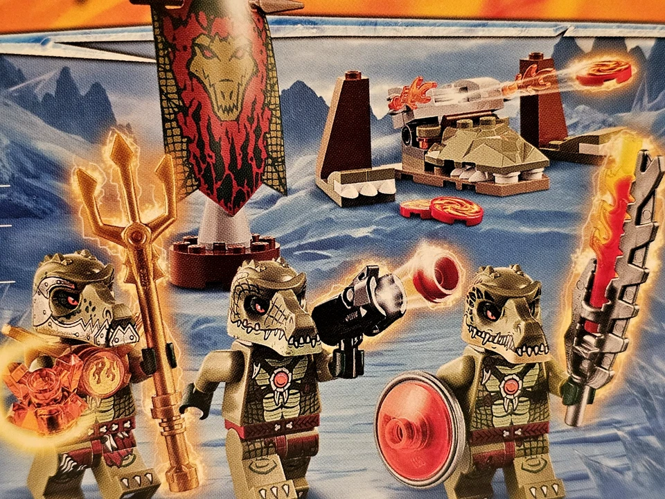 PACK TRIBU COCODRILO Lego LEGENDS OF CHIMA Set #70231 NUEVO Sellado RETIRADO Foto 2 de 4