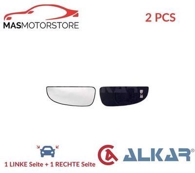 AUßENSPIEGEL SPIEGELGLAS PAAR ALKAR 6442922 2PCS A FÜR FIAT DUCATO