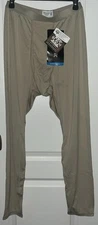 Army Gen III ECWCS L1 Thermal Silk Lightweight Drawers Pants Tan Small Short NEW