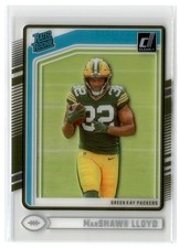 2024 Panini Clearly Donruss Rated Rookie Marshawn Lloyd Rookie Packers #78