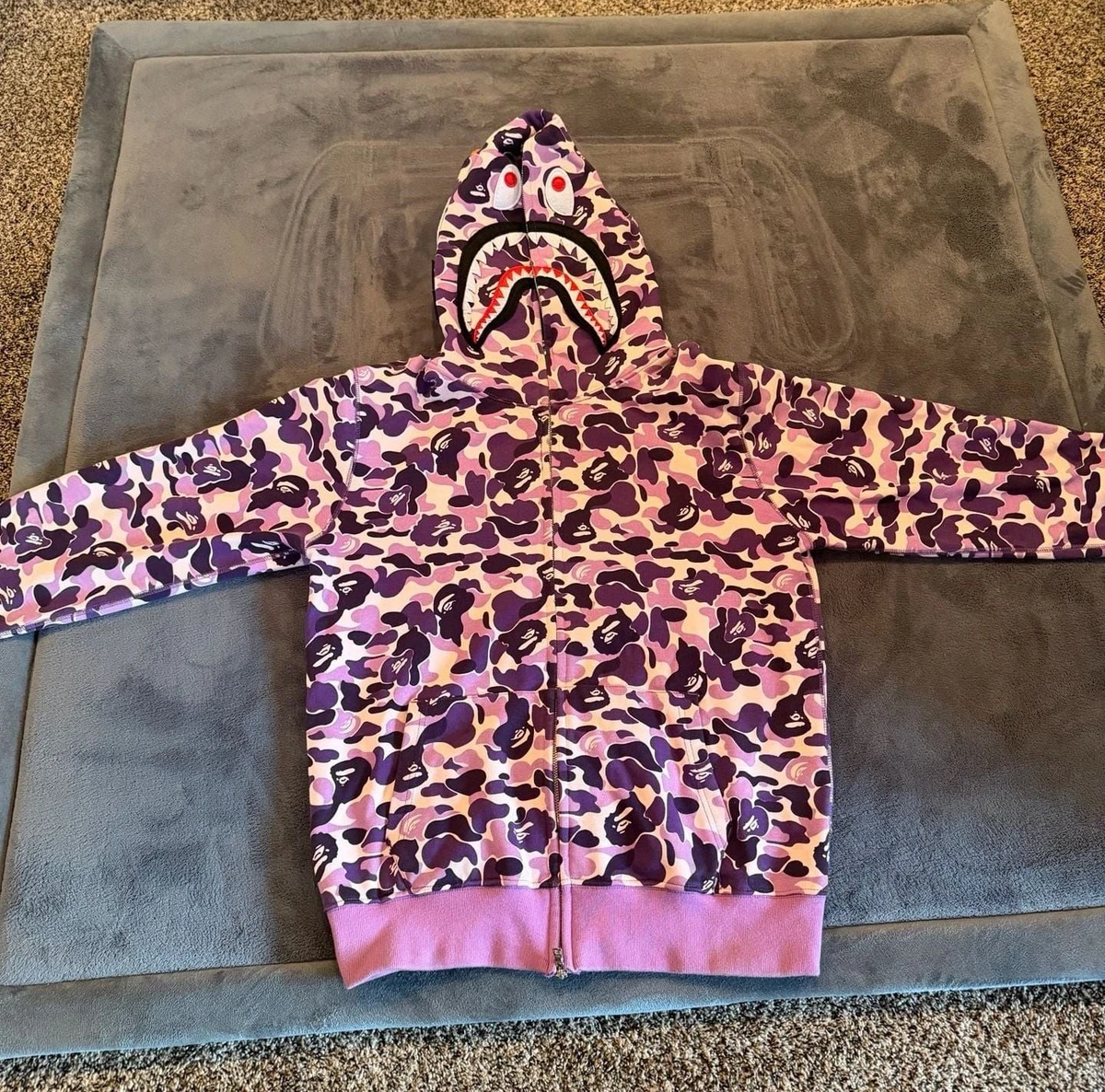 bape purple camo hoodie products for sale | eBay