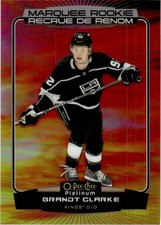 2022-23 O-Pee-Chee Platinum Sunset Brandt Clarke Rookie Los Angeles Kings #296