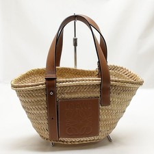 LOEWE Hand Bag Brown Straw 4746228