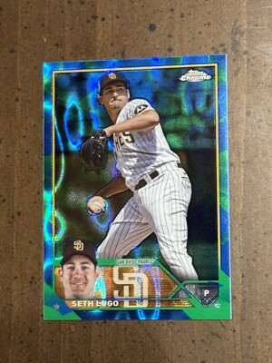 2023 Topps Chrome Update Seth Logo /125 Blue Green Lava Lamp Refractor SSP