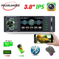 3.8" Single 1 din Car Stereo Radio Mirror link Bluetooth Touch Screen MP5 Player