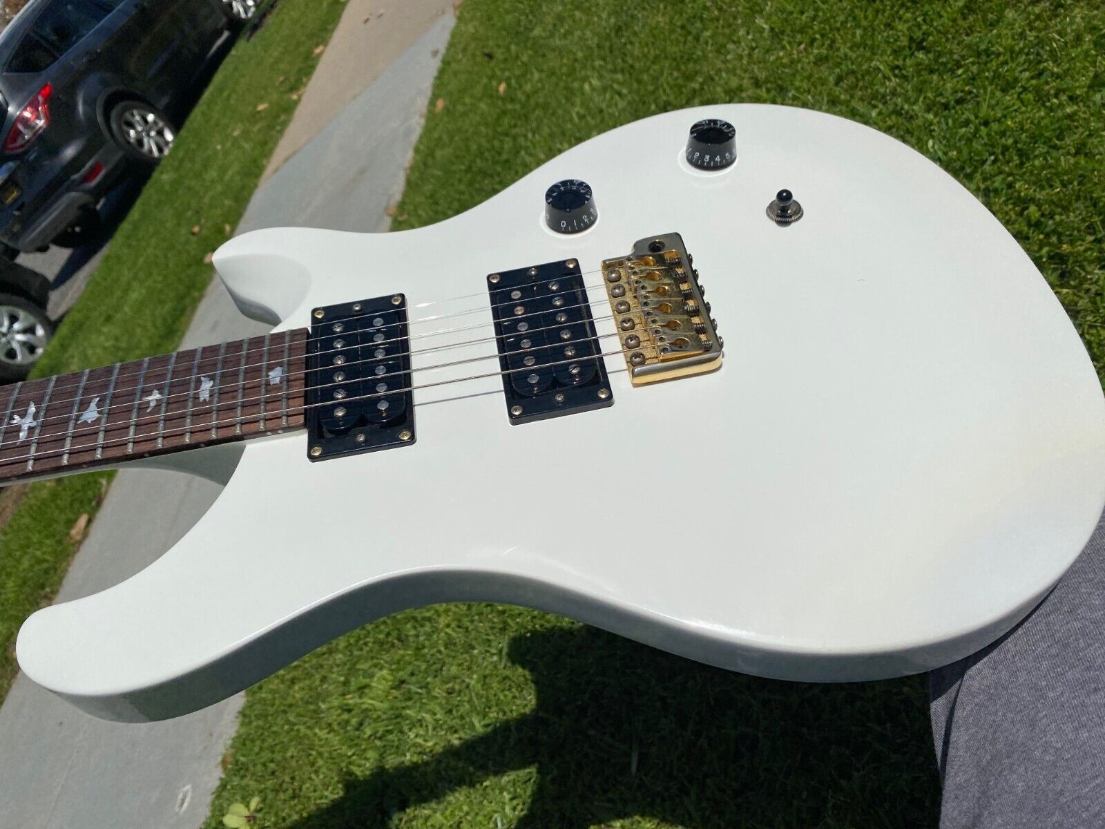 2015 PRS SE Dave Navarro 签名HH Jet 白色Paul Reed Smith 带Fender 