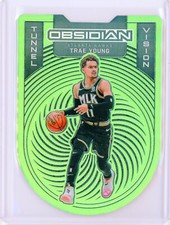2020-21 Panini Obsidian Asia Tmall TRAE YOUNG Tunnel Vision Green Flood Parallel