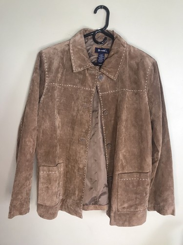 Women's Denim \u0026 Co. suede jacket (L) | eBay
