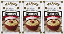 McCann's Irish Oatmeal Instant Oatmeal Regular 12 Packets 28 g Each Pack of 3