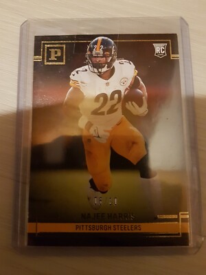 Najee Harris RC 6/10 GOLD 2021 Panini Pittsburgh Steelers Los Angeles Chargers !