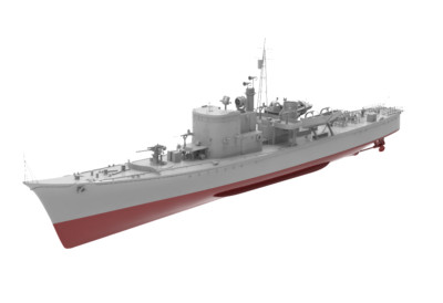 RHWS1250013S 1/1250 Model IJN Type K-8 No.13 Kusentei Late Modification FULLHULL