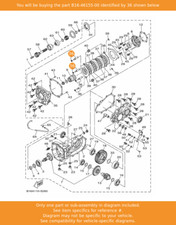 YAMAHA Bolt 1, B16-46155-00 OEM YFM700