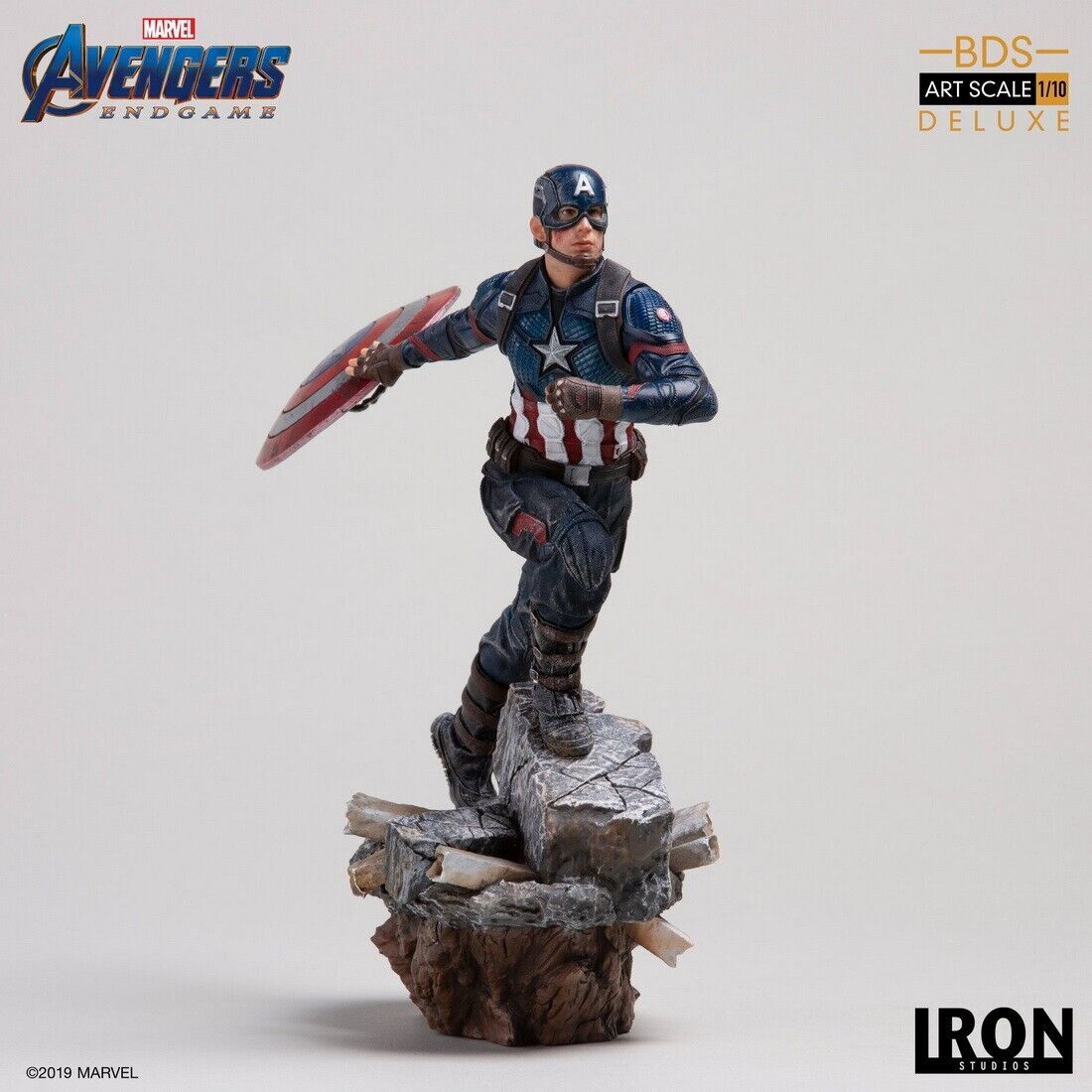 Iron Studios Avengers: Endgame Captain America Deluxe BDS Art 1/10