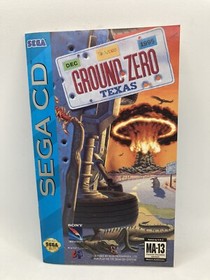 Ground Zero Texas (Sega CD, 1993) Complete CIB