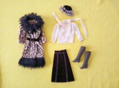 Barbie Vintage Superstar Set Fashion Originals 9470 1977 Outfit Kleid 