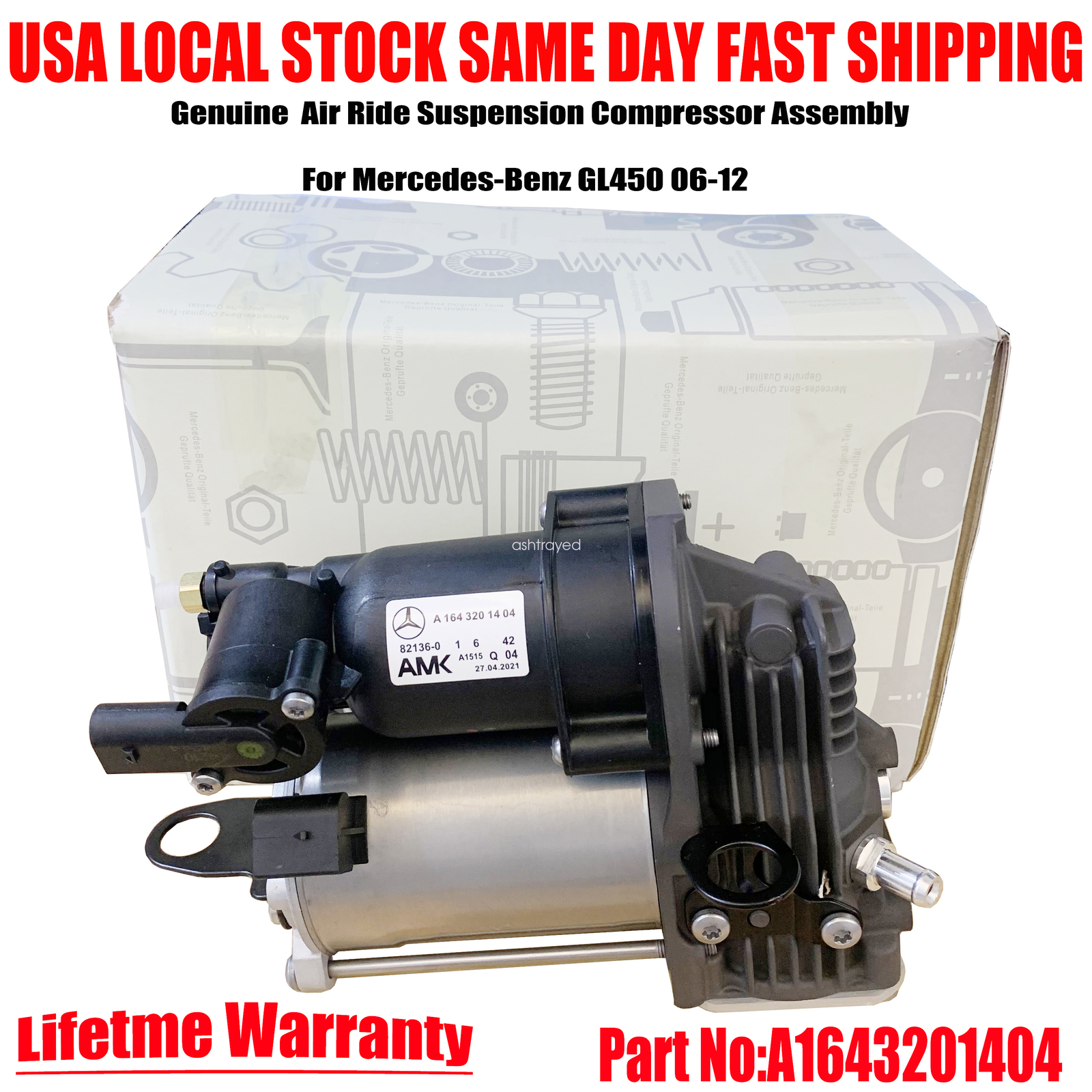 ⭐⭐⭐⭐⭐ Genuine Air Ride Suspension Compressor Assembly Mercedes-Benz GL450 06-12