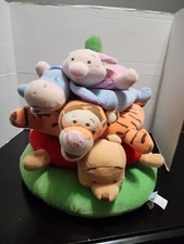 Disney Baby Winnie the Pooh Stackable Stuffed Plush Pillow Ring Toss Stacking