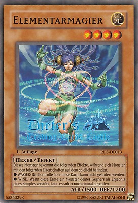 YU-GI-OH, ELEMENTARMAGIER, C, RDS-DE013, 1. Auflage, TOP