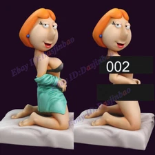 Lois Girl Figure 3D Print Model Kit Unpainted Unassembled 2 Version GK NSFW