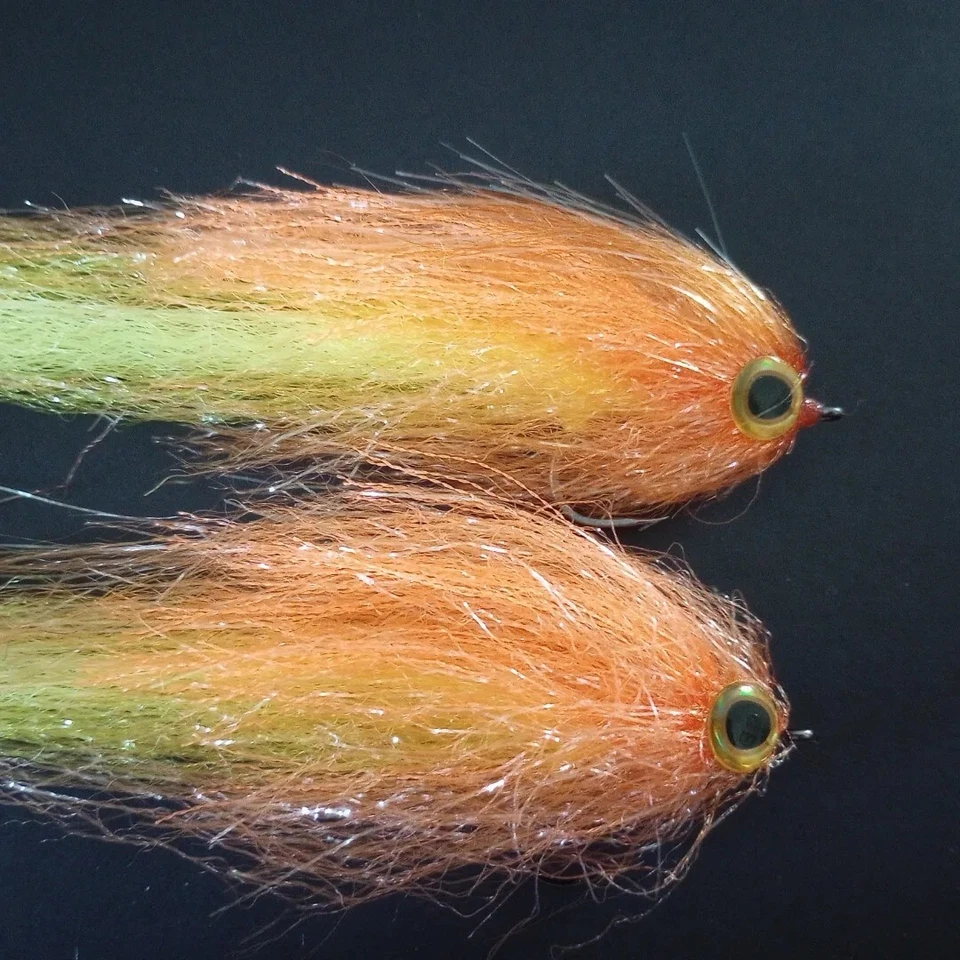 2- 7" Weedless Flies Pike Peacock Bass Muskies Stripers Flies - Image 2 of 3