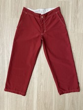 Prana Red Capris Pants Women's XS Lightweight Active Breathability Made in USA