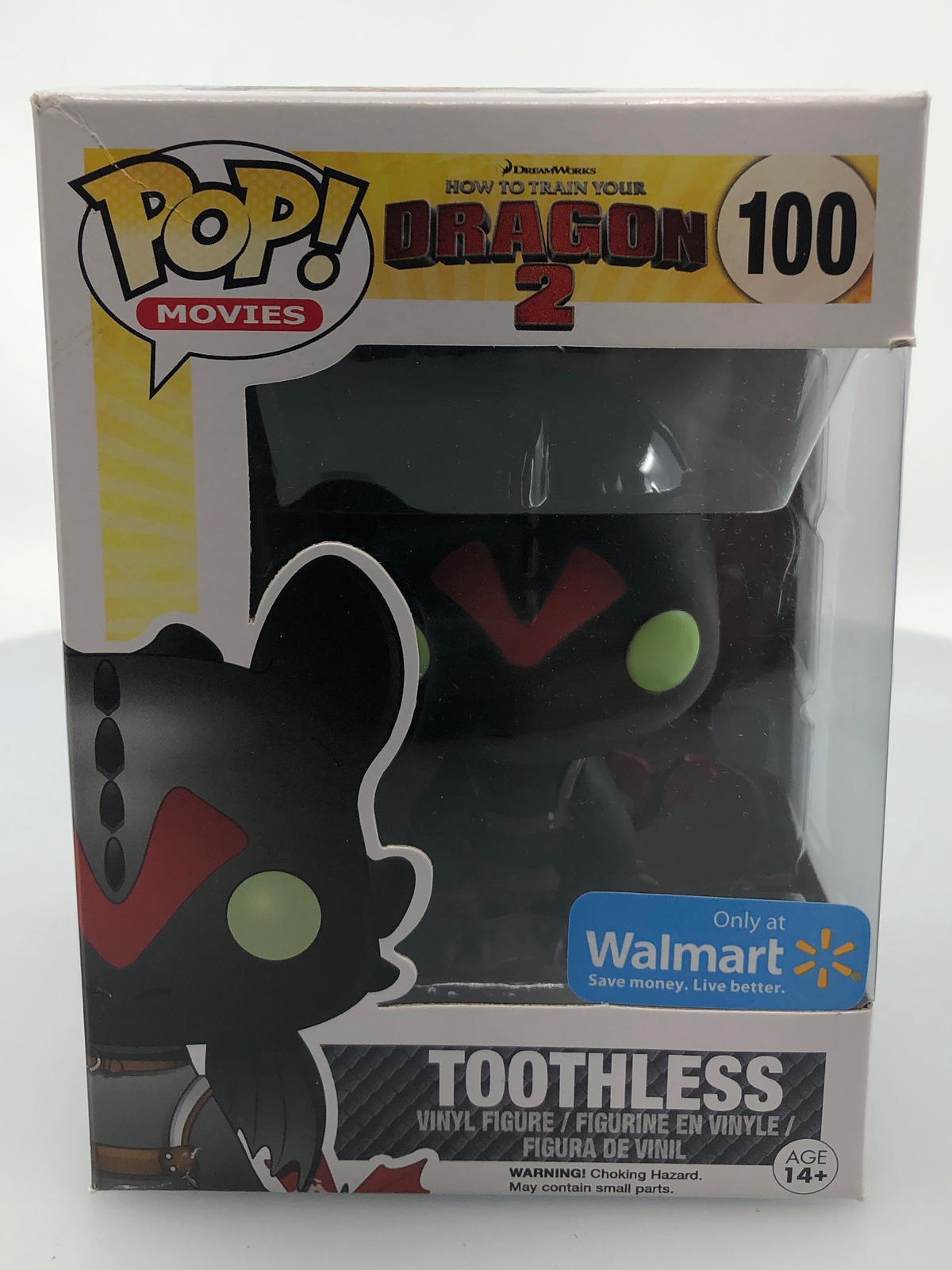 Sale Toothless With Racing Stripes #100 Damaged Box See Pics