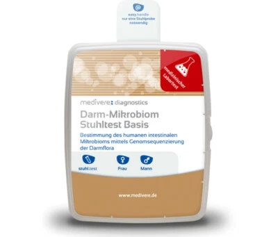 MEDIVERE DIAGNOSTICS Darm-Mikrobiom Stuhltest Basis