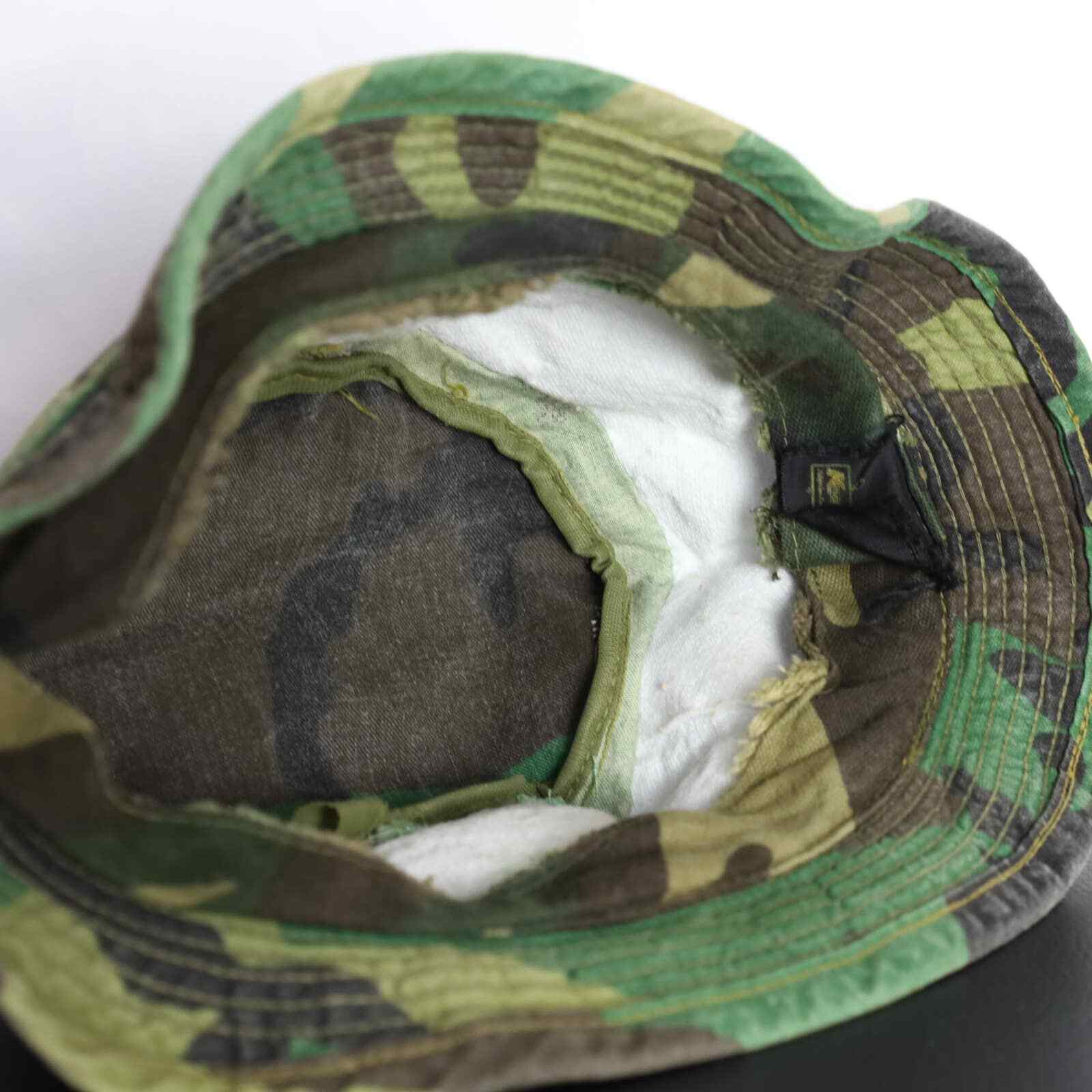 Kmart Camo Bucket Hat Men's L Woodland Camouflaged Fi… Gem