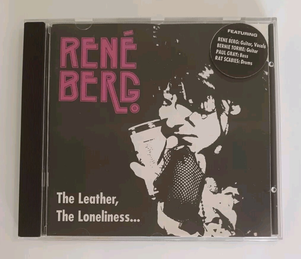 RENÉ BERG The Leather The Loneliness And Your Dark Eyes CD 1992 